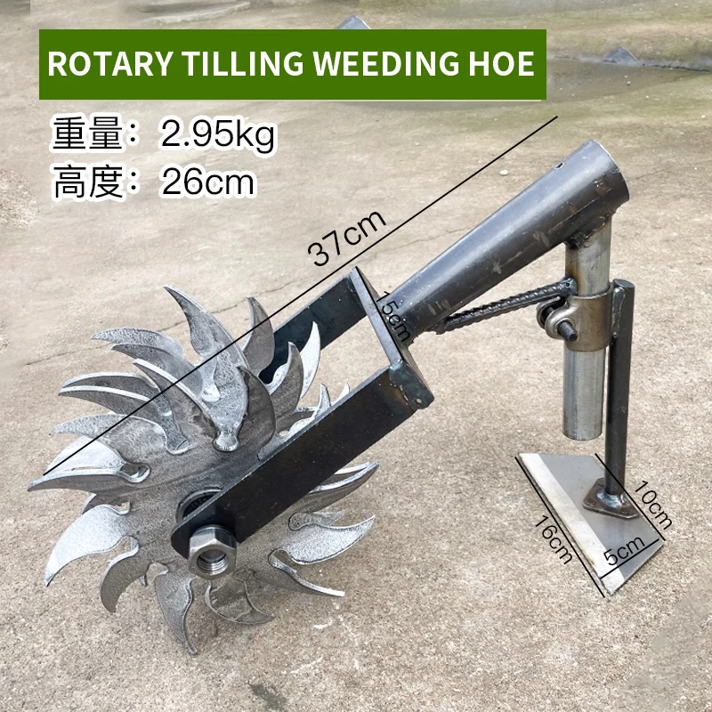 Nova Enxada de Roda Ciclone Ma - Soil Tilling Cultivator avaliação e preço